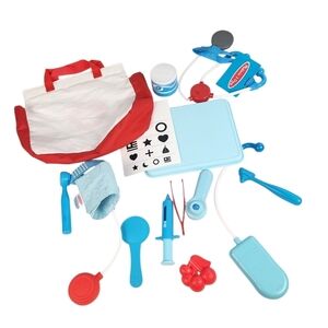 Doctor: Pretend Play Set & 1 Me l i ssa & Doug Scratch Art Mini-Pad Bundle